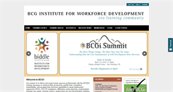 Desktop Screenshot of bcginstitute.org